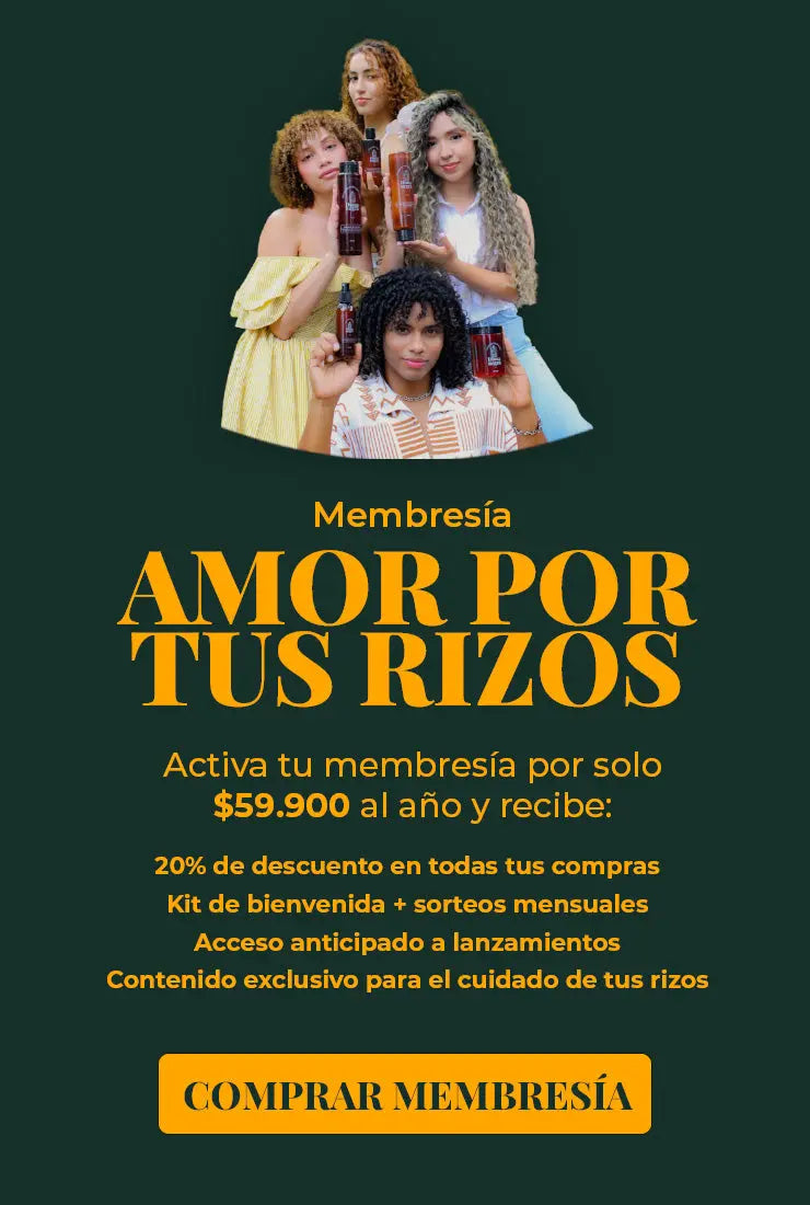 Membresía “Amor por tus rizos” - DIOSA NEGRA