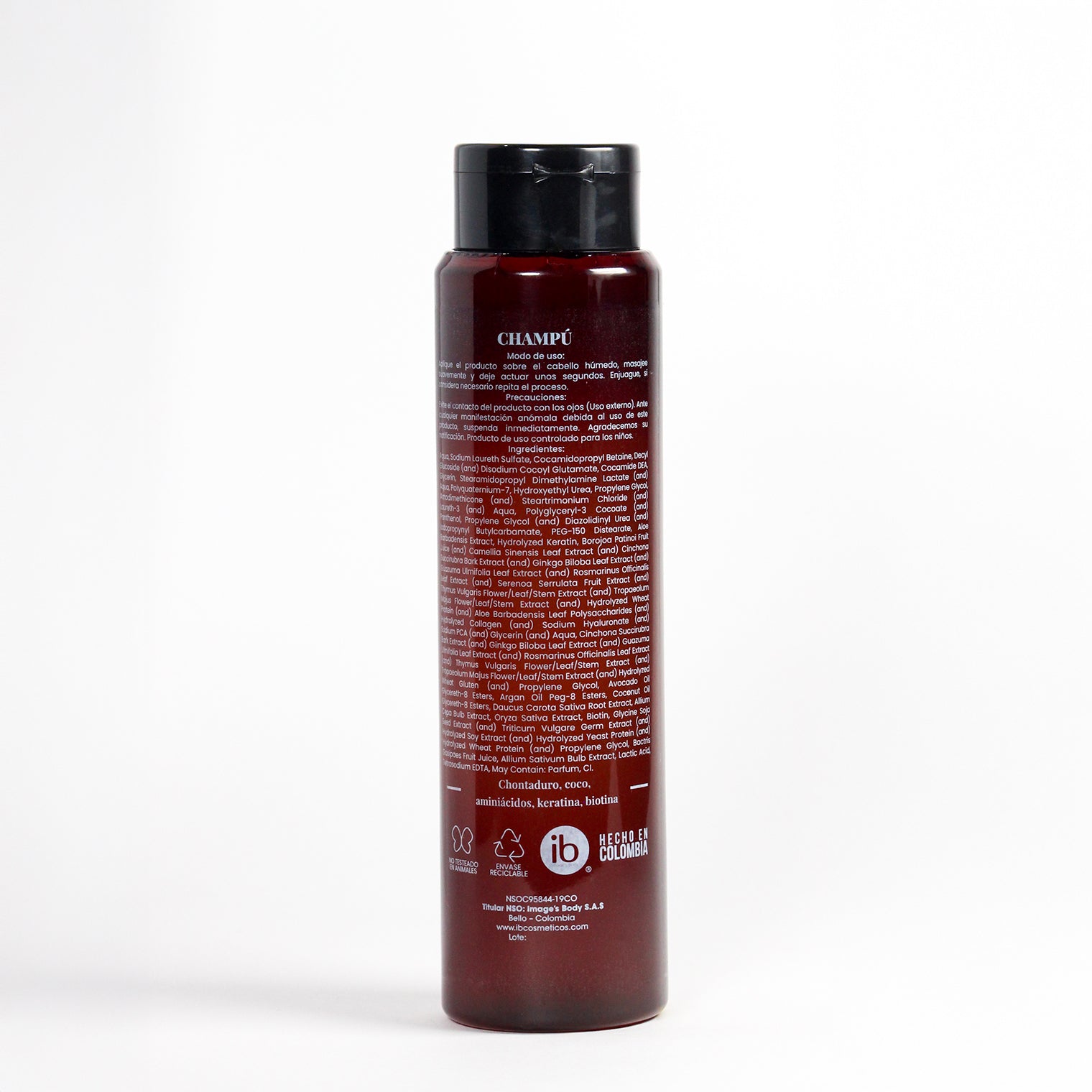 Shampoo Reconstrucción Capilar - DIOSA NEGRA